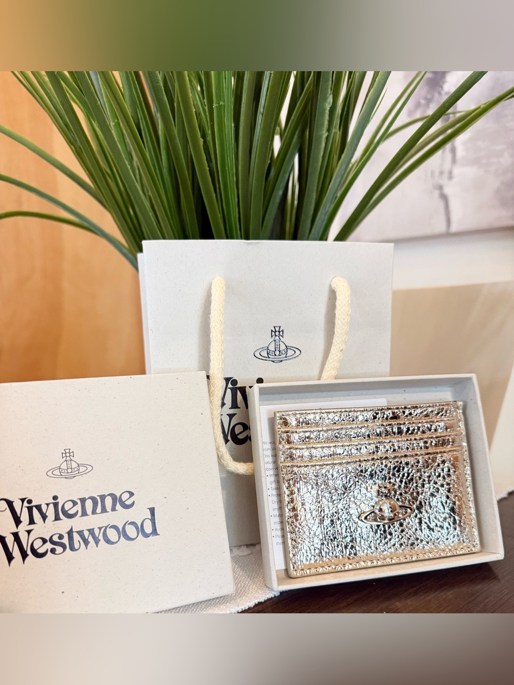 Vivienne Westwood Crack Pattern Card Holder